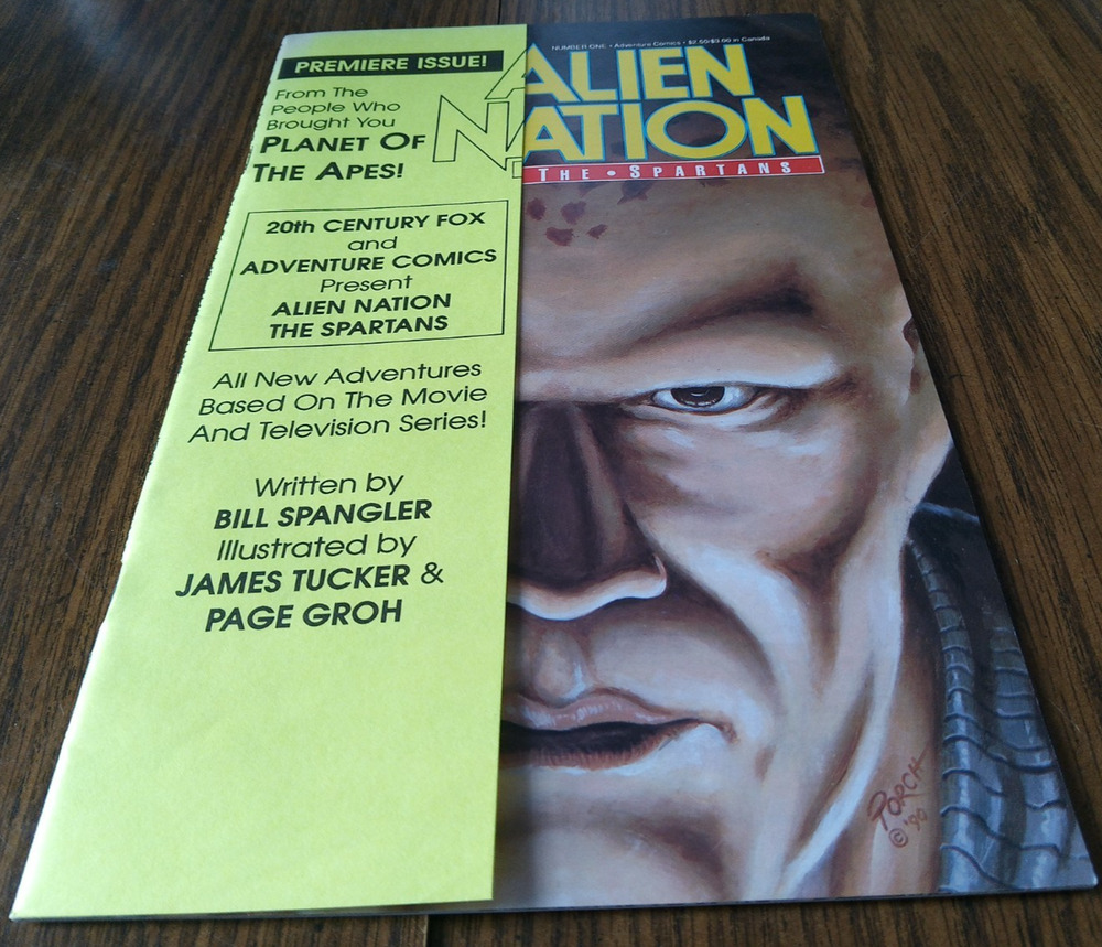 Alien Nation: The Spartans #1 1990 Adventure Comics Yellow Cover